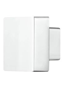 Häfele furniture knob SQUARE angular antique, polished chrome