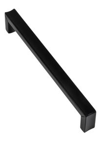 Häfele QUITO metal furniture handle, BA 160 mm, matt black