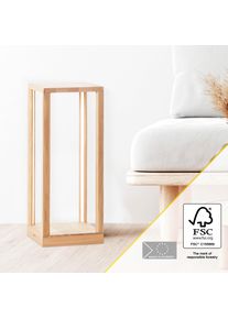 Brilliant Gringer Lampada da terra LED Legno chiaro, 1-Luce