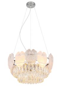 Illuminazione Globo Lighting Benjamin Lampadario a corona Cromo, 8-Luci
