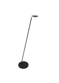 Steinhauer Turound Lampada da terra LED Acciaio inox, Nero, 1-Luce