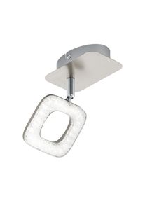 Eglo LITAGO CRYSTAL spot LED Crystal optics, matt nickel, 1-light source