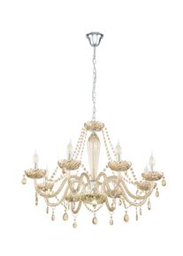 Eglo BASILANO Lampa Wisząca Chrom, 8-punktowe