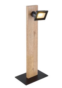 Globo JOYA Tischleuchte LED Holz hell, Schwarz, 1-flammig