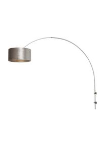 Steinhauer SPARKLED LIGHT Wall Light brushed steel, 1-light source