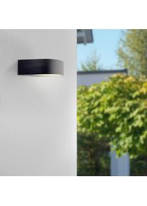 Brilliant TYLER Outdoor Wall Light black, 1-light source