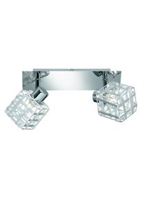 Reality ceiling light chrome, 2-light sources