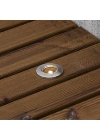 Konstsmide Mini Lampada calpestabile Argento, 3-Luci