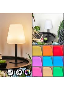 hofstein Zoume Solar Table lamp LED black, 8-light sources, Colour changer