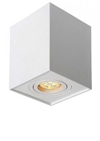 Spot Lucide TUBE Blanc, 1 lumi&egrave;re