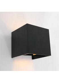 Steinhauer MURO Outdoor Wall Light LED black, 2-light sources