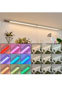hofstein Raivo Onderbouw verlichting Set x 2 LED Zwart, Zilver, 2-lichts, Afstandsbediening, Kleurwisselaar