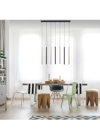 Paul Neuhaus FLUTE Hanglamp LED Zwart, 7-lichts