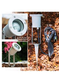 hofstein Projecteur de jardin Pilsen Argent&eacute;, 1 lumi&egrave;re