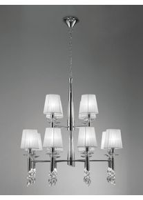 Mantra TIFFANY Pendelleuchte Chrom, 12-flammig
