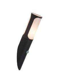Brilliant Gap outdoor wall spotlight anthracite, 1-light source, Motion sensor