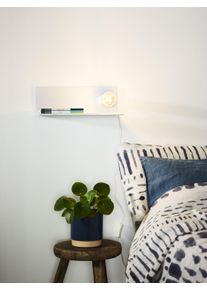 Lampe de chevet Lucide SEBO Blanc, 1 lumière