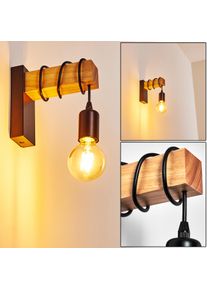hofstein Barbengo Wall Light brown, black, 1-light source