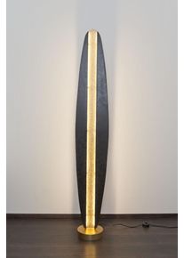 Holländer SIMBOLO lampa podłogowa LED Brązowy, Złoty, Czarny, 1-punktowy