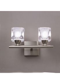 Mantra CUADRAX SATIN Lampa ścienna nikiel matowy, 2-punktowe