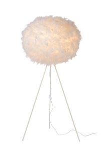 Lucide GOOSY SOFT Lámpara de Pie Blanca, 1 luz