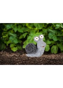 Globo SCHNECKE Solarleuchte LED Grau, 2-flammig