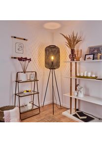 hofstein Quinto Lampada da terra Nero, 1-Luce