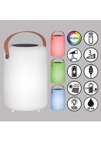 FHL easy Orno Solarlamp LED Wit, 1-licht, Afstandsbediening, Kleurwisselaar