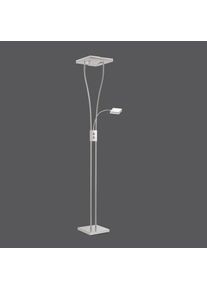 Leuchten-Direkt HELIA Lampada da terra LED Acciaio inox, 1-Luce