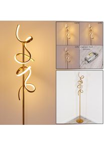 hofstein Lavaca Stehleuchte LED Gold, 2-flammig