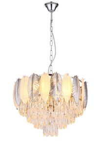 Dalton Lustre Luminaires Globo Lighting Chrome, 9 lumi&egrave;res