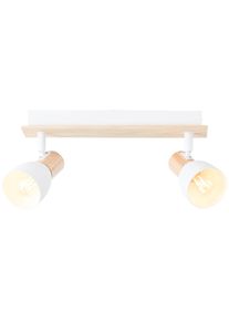 Brilliant Daintree Ceiling Light Ecru, white, 2-light sources