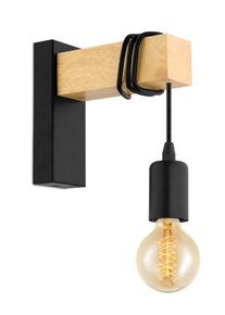 Eglo lights TOWNSHEND wall light brown, black, 1-light source