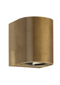 Design For The People by Nordlux Canto Wandleuchte LED Messing, 2-flammig