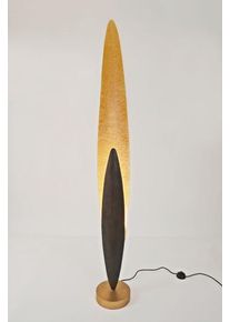 Holl&auml;nder LINGUA lampa stojąca brązowy, złoty, 1-punktowy
