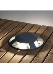Konstsmide Bodeneinbauleuchte LED Anthrazit, 4-flammig