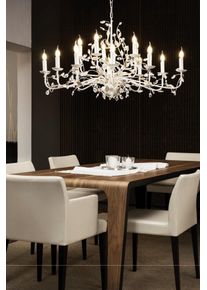 Lampe suspension Eglo FLITWICK 1 Argent&eacute;, 15 lumi&egrave;res