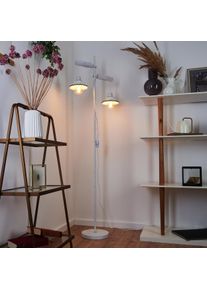 hofstein Lomas Lampada da terra Bianco, 2-Luci