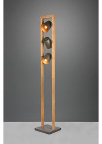 Trio Lampor Bell Golvlampa Mörkbrun, Nickel matt, 3-ljuskällor