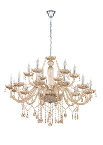 Eglo BASILANO ljuskrona Krom, 18-ljuskällor