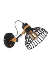 Steinhauer Dunbar Lampa ścienna czarny, 1-punktowy
