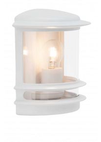 Brilliant HOLLYWOOD Outdoor Wall Light white, 1-light source