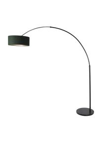 Steinhauer Sparkled Bogenstehlampe Schwarz, 1-flammig
