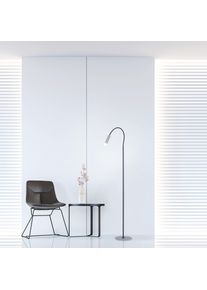 Paul Neuhaus PURE-GEMIN Stehleuchte LED Aluminium, Schwarz, 1-flammig