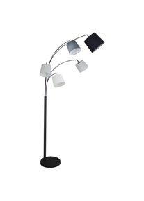 Lampa Stojąca By Rydens Foggy Czarny, 5-punktowe