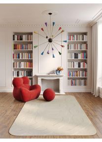 benuta Finest Wool Rug Nio Cream 160x240 cm - Natural Wool Rugs