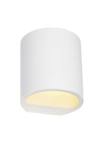 SLV PLASTRA Muurlamp Wit, 1-licht