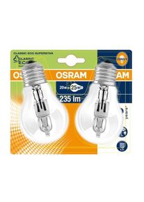 Lot de 2 OSRAM E27 20W 2700 Kelvin 235 Lumen