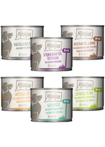 MjAMjAM Mixpaket II mit Huhn&Ente, Rind, Pute, Kalb, Truthahn, Lamm 6x200g