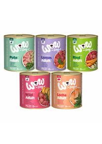 WOW! Dog Mixpaket Adult Hunde-Nassfutter getreidefrei 30x800g
